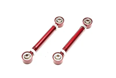 Wishbone rear axle adjustable for camber adjustment. Mazda