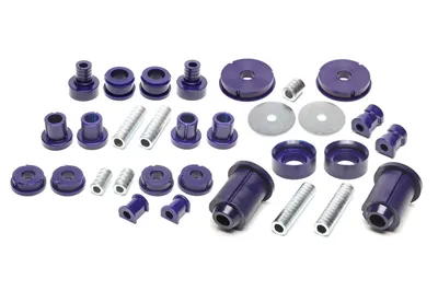 PU-bushings kit front / rear axle 37-pieces BMW