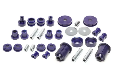 PU-bushings kit front / rear axle 37-pieces BMW