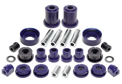 PU-bushings kit front / rear axle 32-pieces BMW