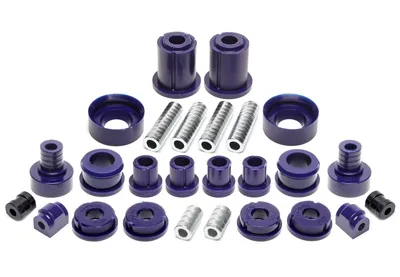 PU-bushings kit front / rear axle 32-pieces BMW