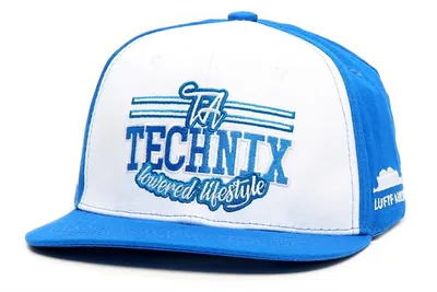 Snapback cap blue/white
