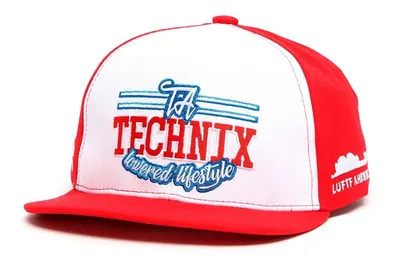 Snapback cap red/white