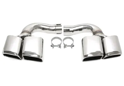 Screw-on tailpipe Porsche