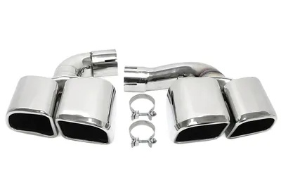 Screw-on tailpipe Porsche