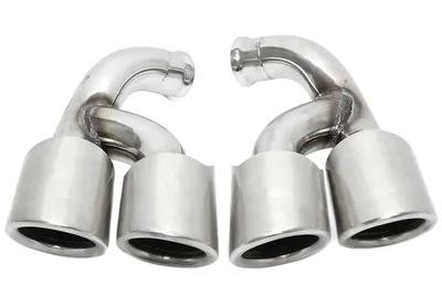 Screw-on tailpipe Porsche