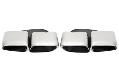 Screw-on tailpipe Porsche