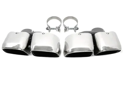 Screw-on tailpipe Porsche