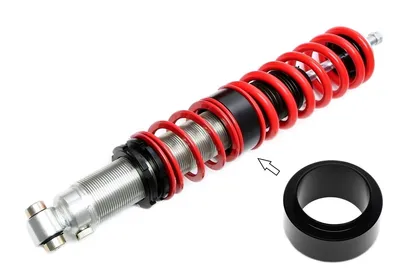Black intermediate spring plate for height adjustment