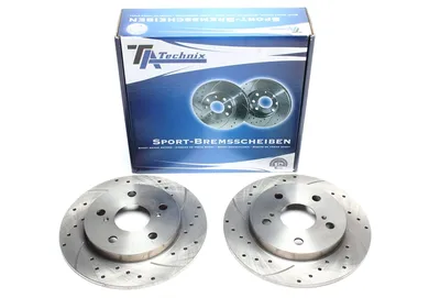 Sport Brake Disc Set perforated + slotted Toyota