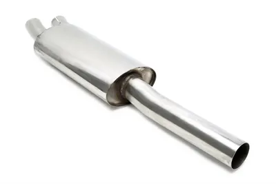 Middle silencer stainless steel BMW