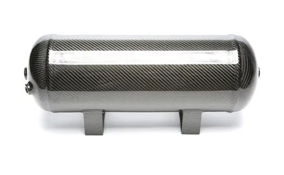 Air tank 11.5 litres / air tank black with genuine carbon veneer