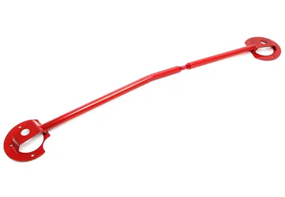 Steel dome strut red front Peugeot