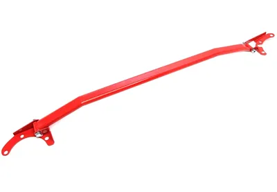 Steel dome strut red, front BMW