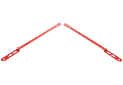 Steel Strut Brace Red, Front Mercedes Benz