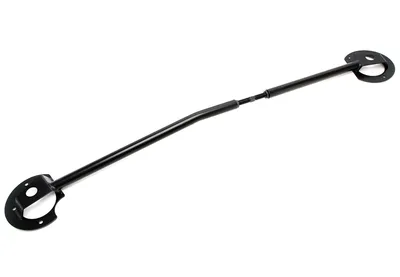 Steel dome strut black front Peugeot