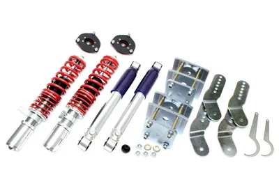 Hardness adjustable coilover suspension - Deep Version VW