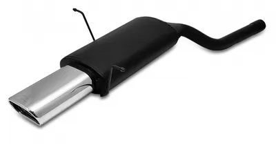 Sport exhaust tip BMW E46 6 cyl single inlet pipe, jedna rura dolotowa