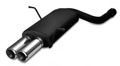 Sport exhaust tip BMW E46 6 cyl single inlet pipe, jedna rura dolotowa