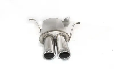 Sport exhaust tip BMW E46 6 cyl single inlet pipe, jedna rura dolotowa