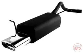 Sport exhaust tip SEAT Ibiza typ 6L