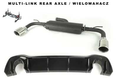 Sport exhaust tip VOLKSWAGEN GOLF VIII