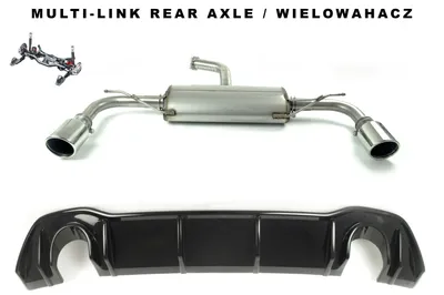 Sport exhaust tip VOLKSWAGEN GOLF VIII
