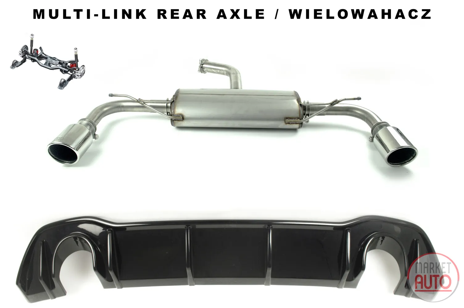 Sport exhaust tip VOLKSWAGEN GOLF VIII