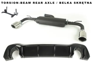 Sport exhaust tip VOLKSWAGEN GOLF VIII