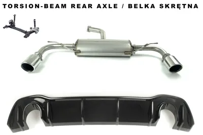 Sport exhaust tip VOLKSWAGEN GOLF VIII