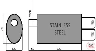 Sport muffler
