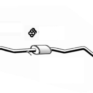 SILENCIEUX central pour KIA RIO