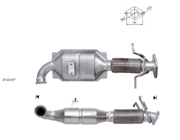 CATALYSEUR FORD MONDEO 2.0TD
