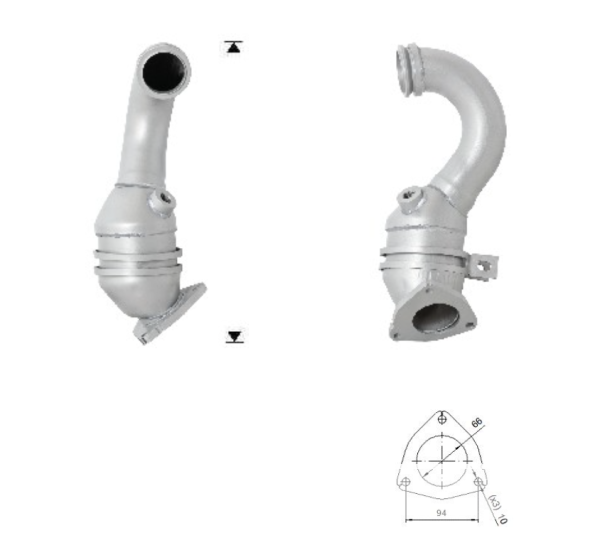 CATALYSEUR PEUGEOT BOXER 3.0TD HDI