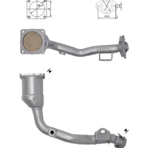 CATALYSEUR CITROËN C3 1.1i 8V