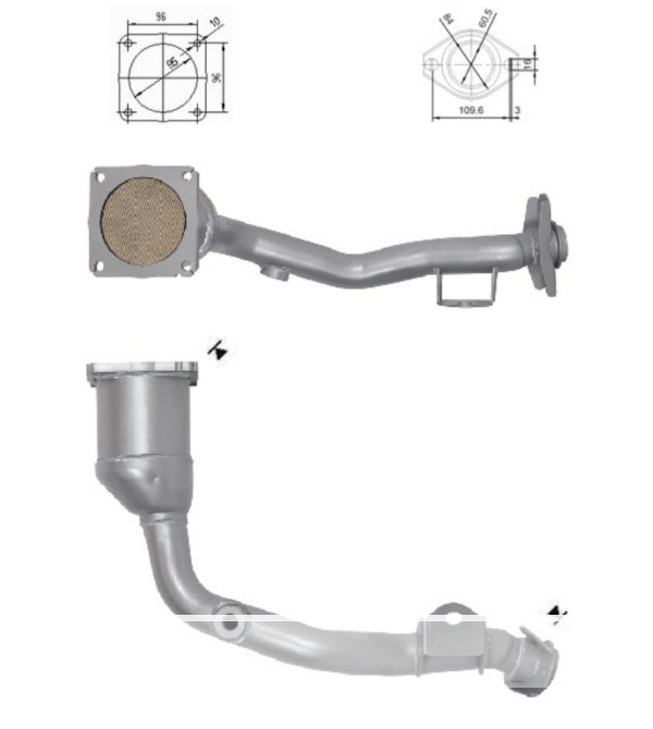 CATALYSEUR CITROËN C3 1.1i 8V