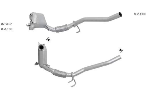 Filtre a particules AUDI SEAT SKODA VW
