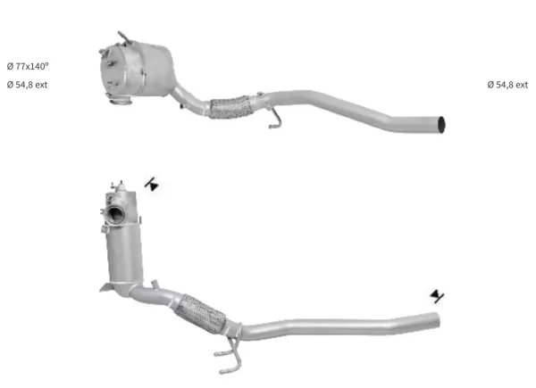 Filtre a particules AUDI/SEAT/SKODA/VW