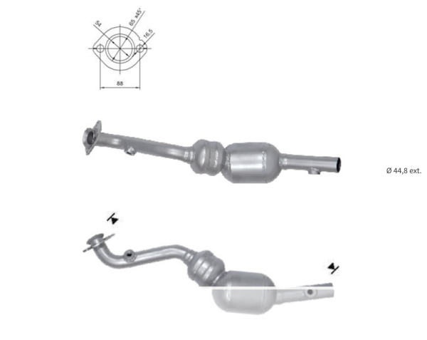 Catalyseur DACIA LOGAN 1.2i – 200289190R