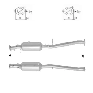 Filtre a particules FORD RANGER 2.2TD
