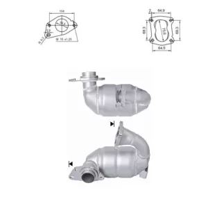 CATALYSEUR NISSAN NV 200 1.5TD