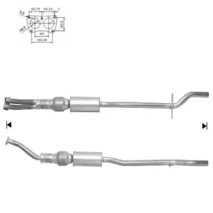 CATALYSEUR CITROËN C5 3.0i V6