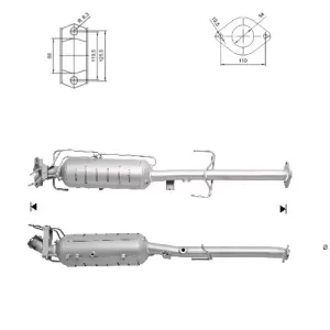 Filtre a particules MAZDA 6 2.0TD