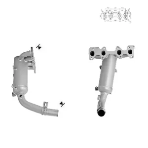 CATALYSEUR FIAT 500 1.2i 8V