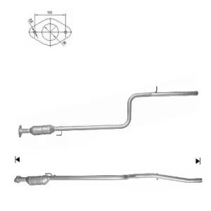 CATALYSEUR FIAT DOBLÓ 1.9TD MJTD
