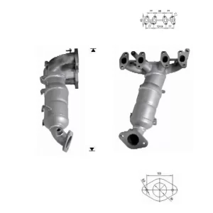 CATALYSEUR FIAT LINEA 1.4i 8V