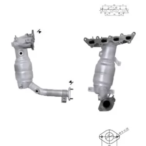 CATALYSEUR LANCIA MUSA 1.4i