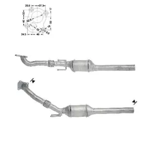 CATALYSEUR AUDI A3 1.9TDi