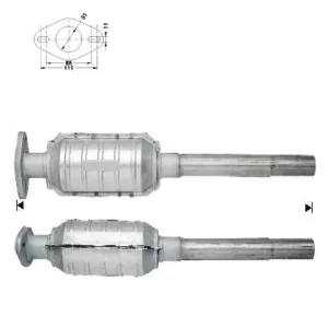 CATALYSEUR FIAT PUNTO 55 1.1i