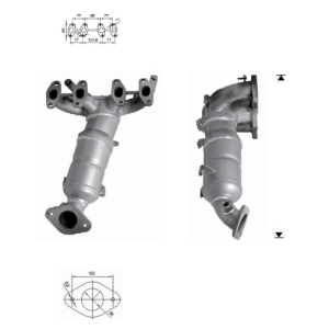 CATALYSEUR FIAT PUNTO 1.2i